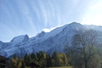 Walking in Les Houches in the mountains through the summer