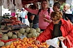 Morzines weekly market, Wednesday's